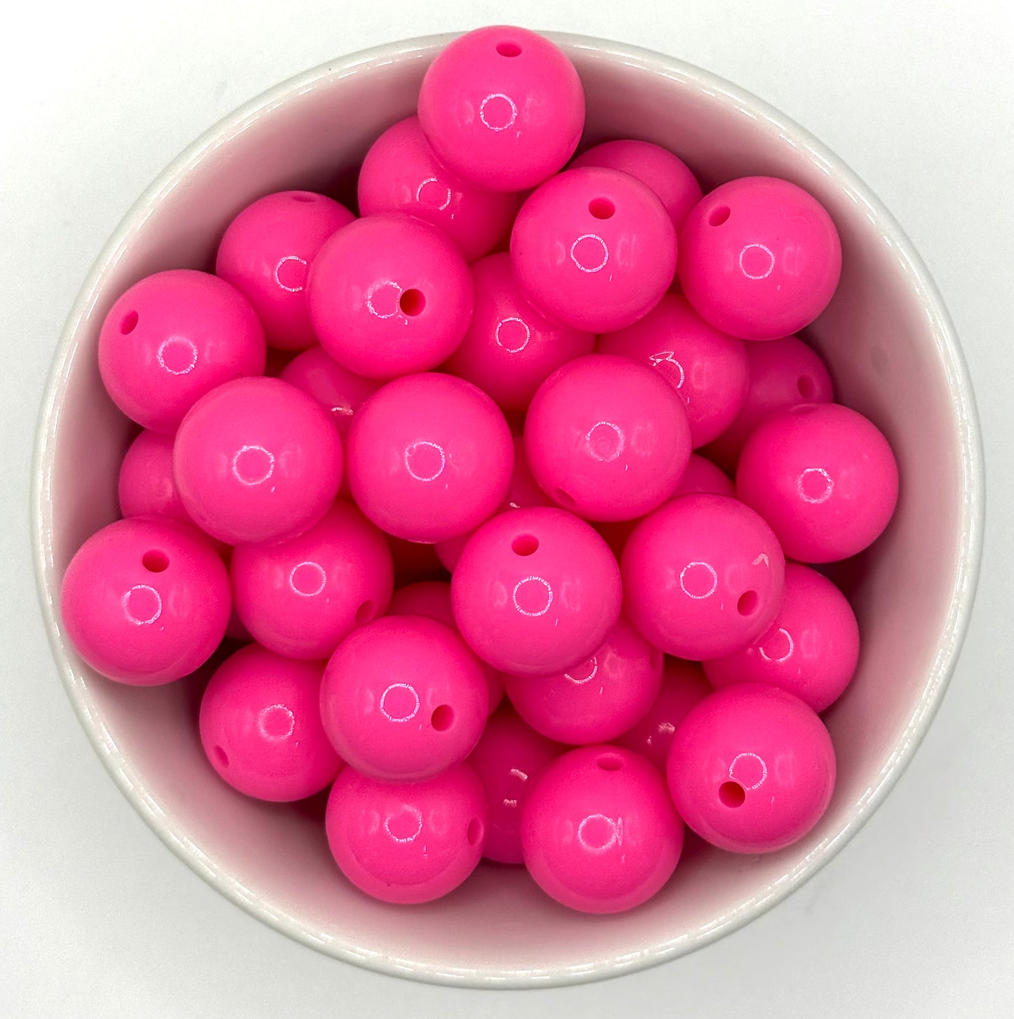 Glossy 15mm Round | Silicone Beads