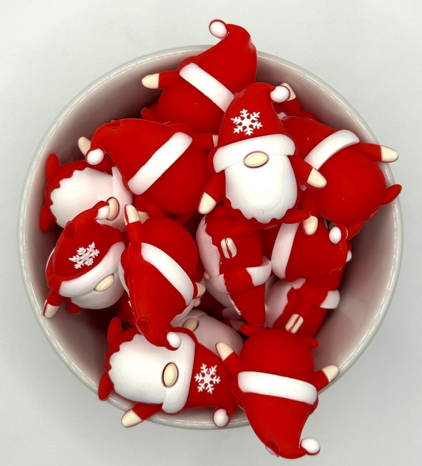 Santa | 3D Silicone Focal Bead
