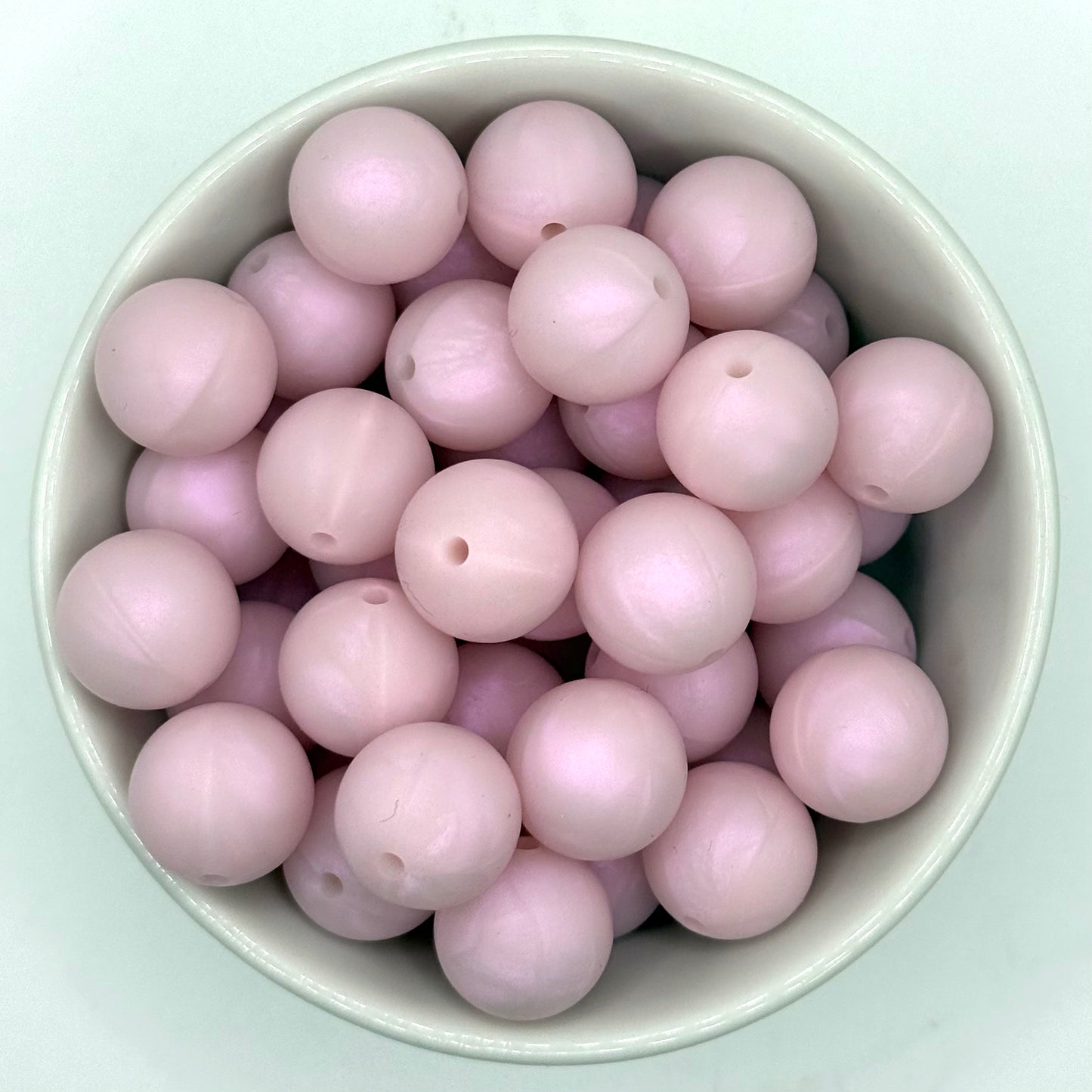 Pearl 15mm Round | Silicone Beads