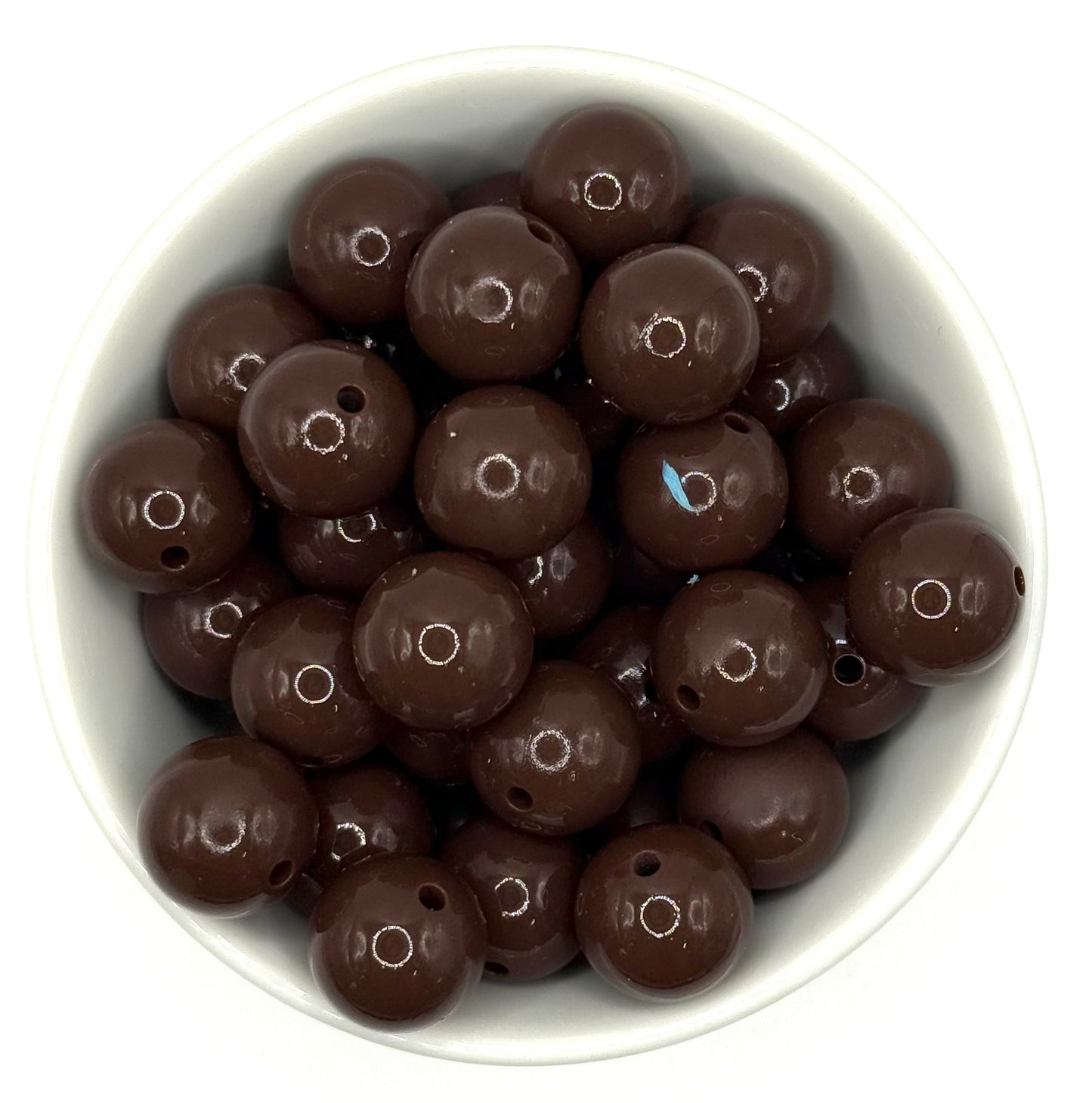 Glossy 15mm Round | Silicone Beads