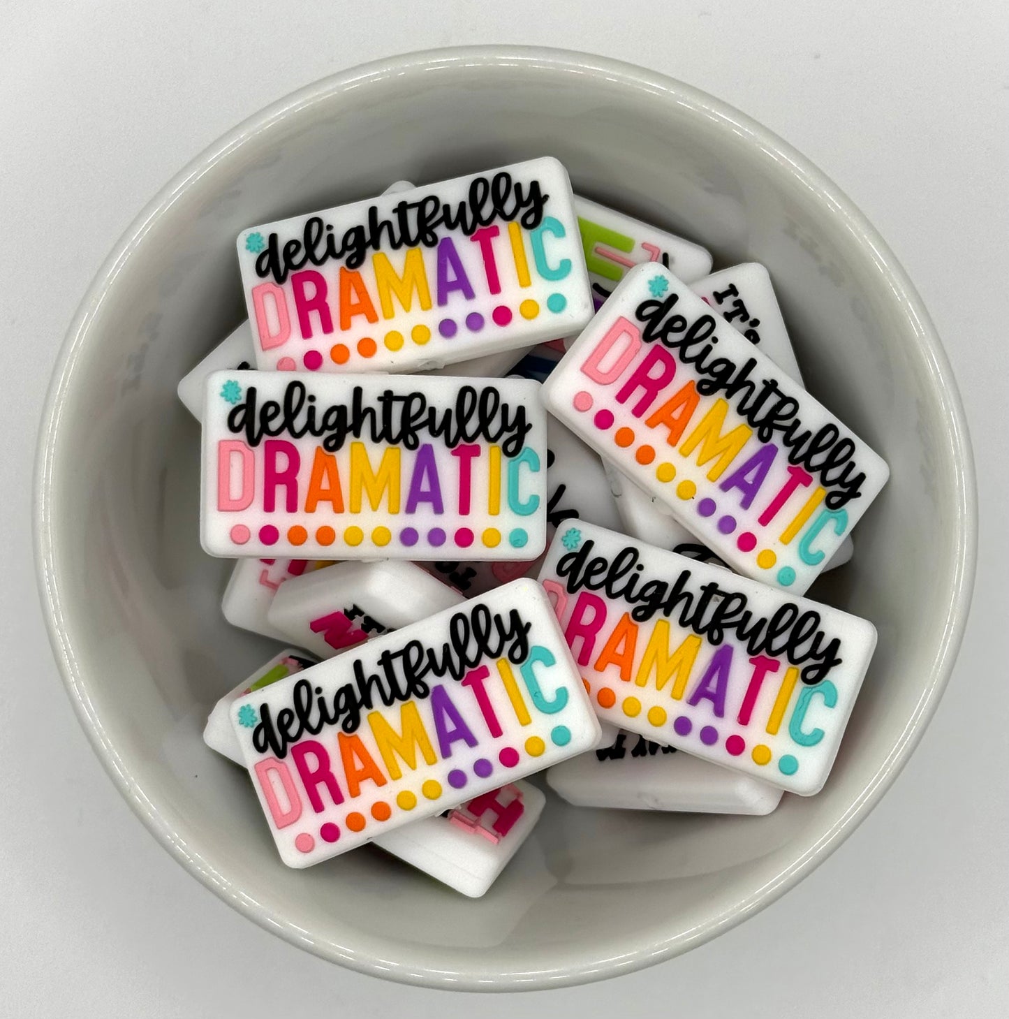Delightfully Dramatic | Silicone Focal Beads