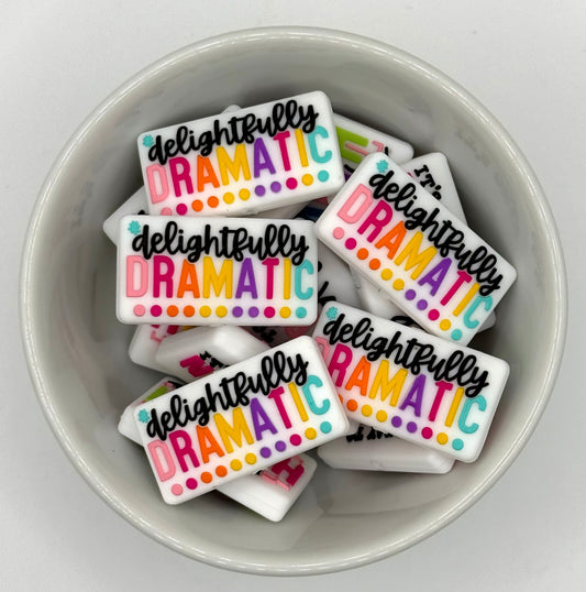 Delightfully Dramatic | Silicone Focal Beads