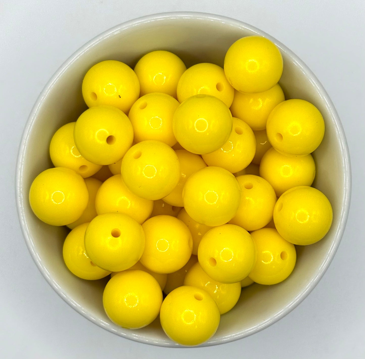 Glossy 15mm Round | Silicone Beads
