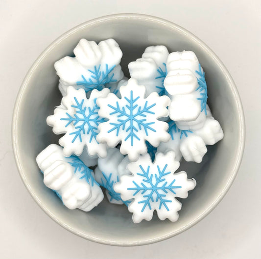Frosty Flakes | 3D Silicone Focal Bead