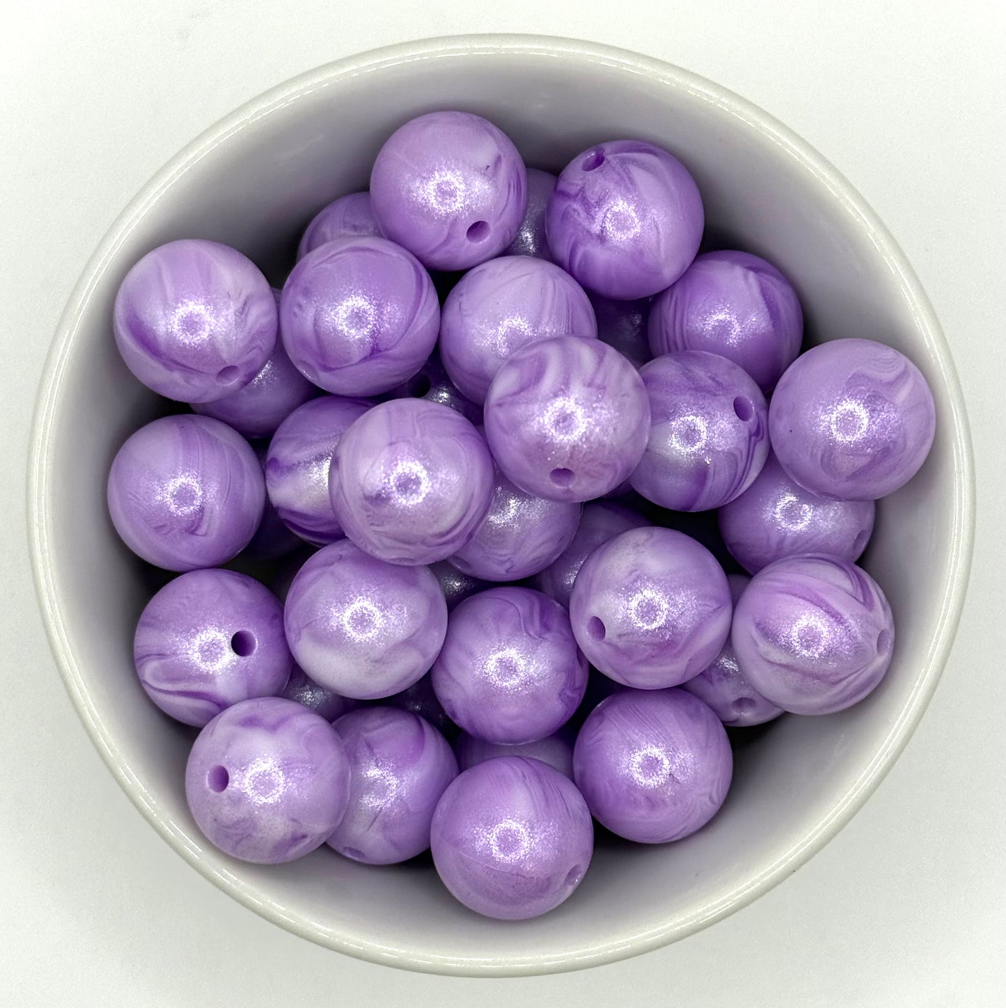 Pearl 15mm Round | Silicone Beads