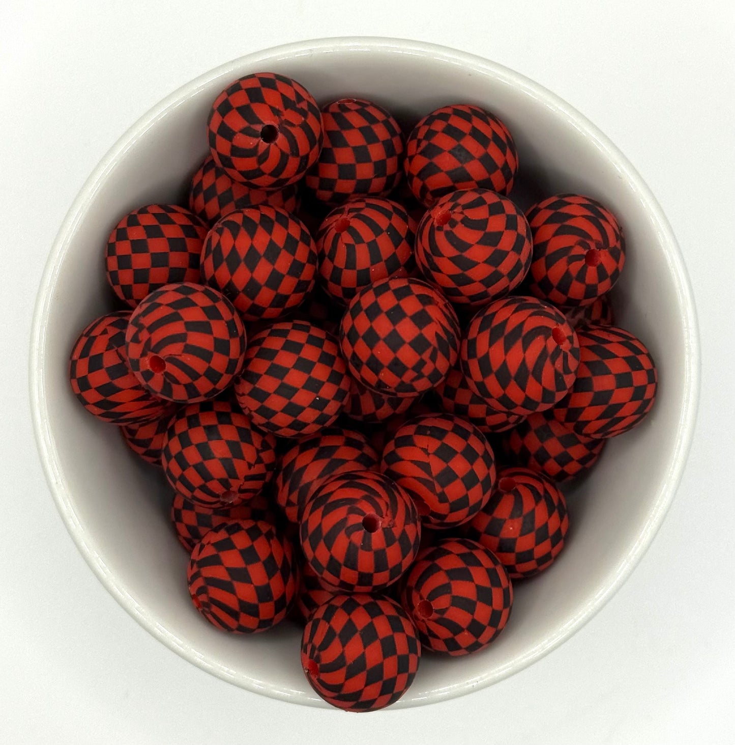 Printed 15mm Silicone Bead | Silicone Printed Beads