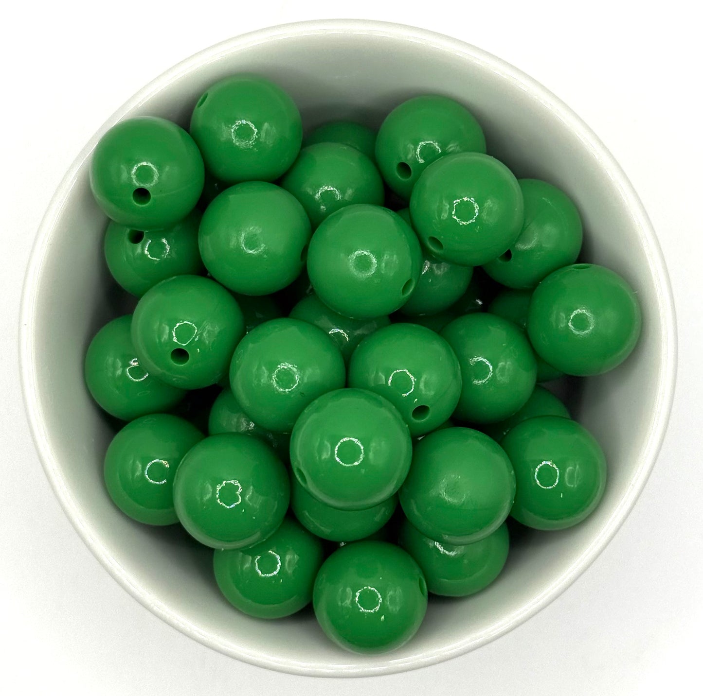 Glossy 15mm Round | Silicone Beads