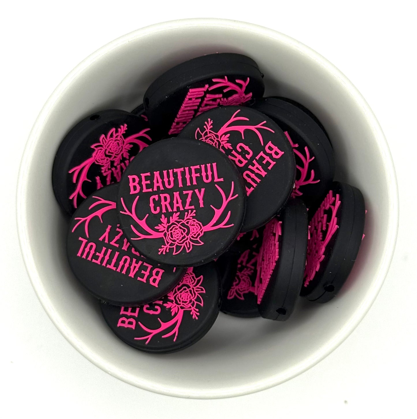Beautiful Crazy | Silicone Focal Bead