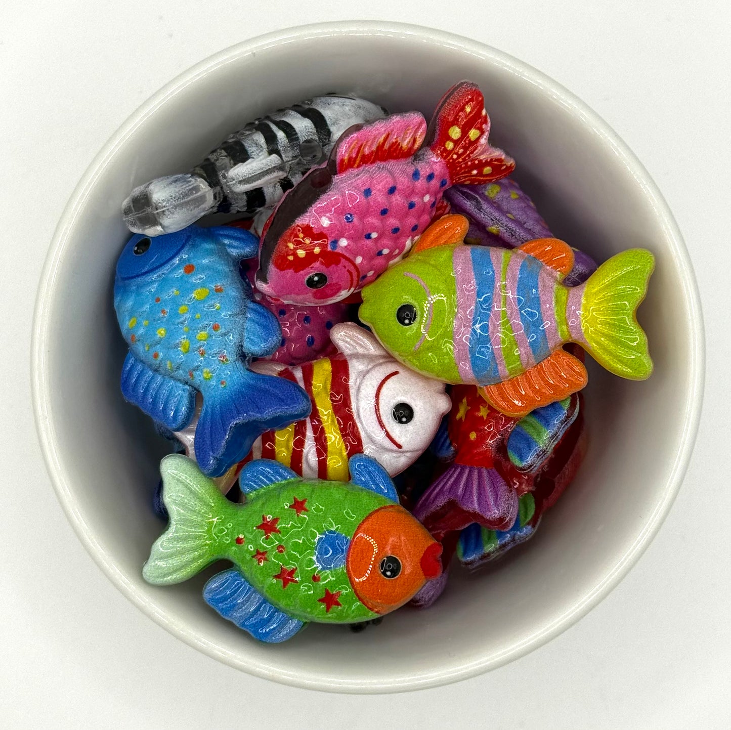 Fish Friends 🐟🐠 | 3 pack | 3D Acrylic Focal Beads