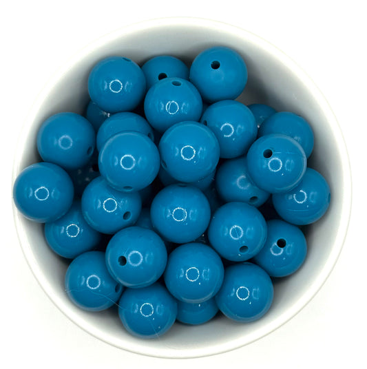 Glossy 15mm Round | Silicone Beads