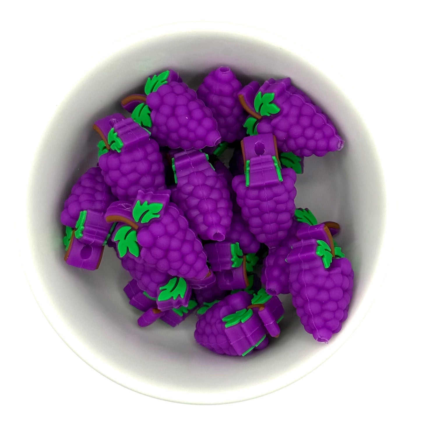 Grape Greta | 3D Silicone Focal Bead