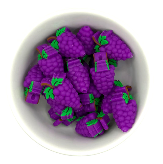 Grape Greta | 3D Silicone Focal Bead