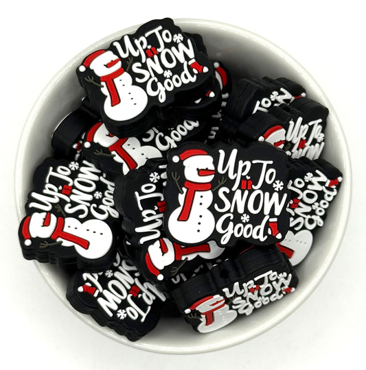 Up To Snow Good | Silicone Focal Bead