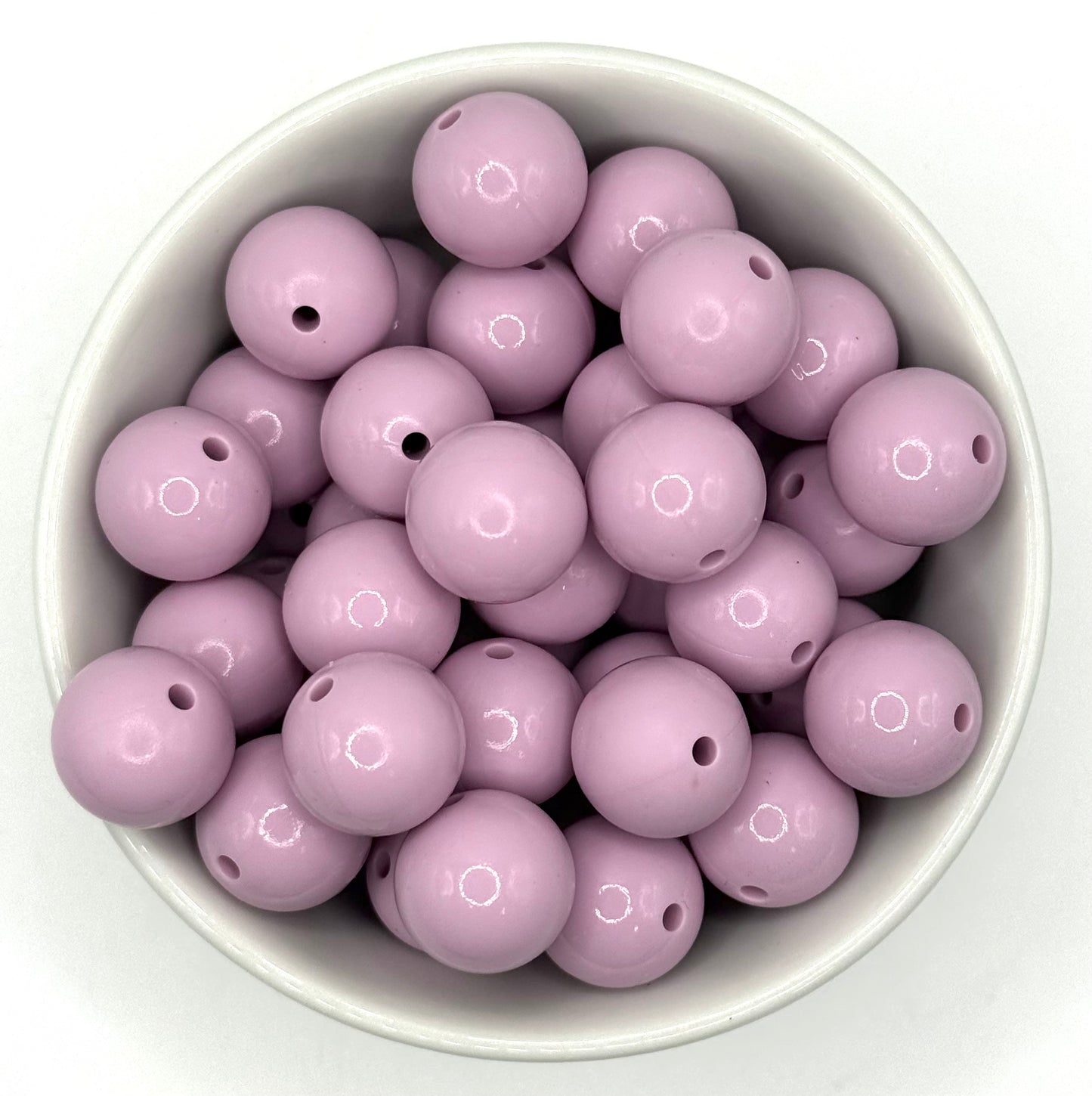 Glossy 15mm Round | Silicone Beads