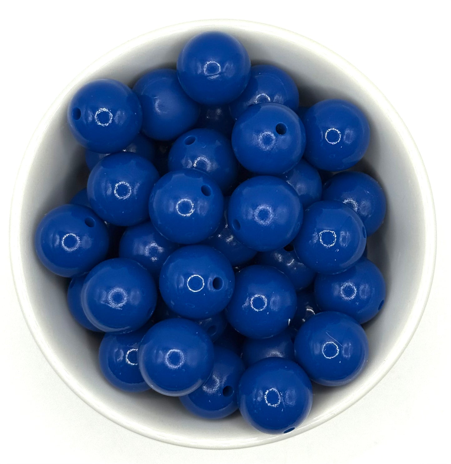 Glossy 15mm Round | Silicone Beads