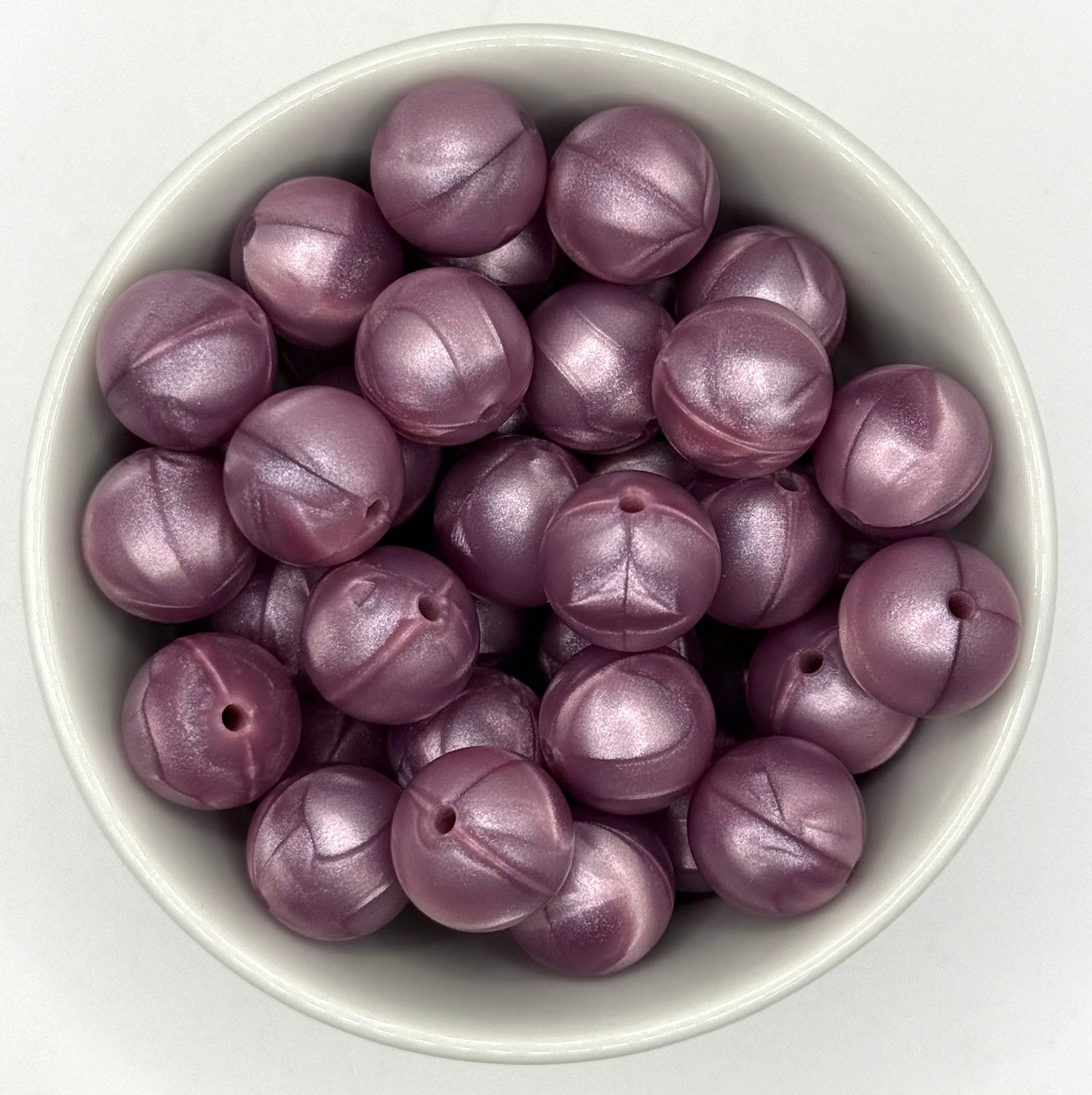 Pearl 15mm Round | Silicone Beads