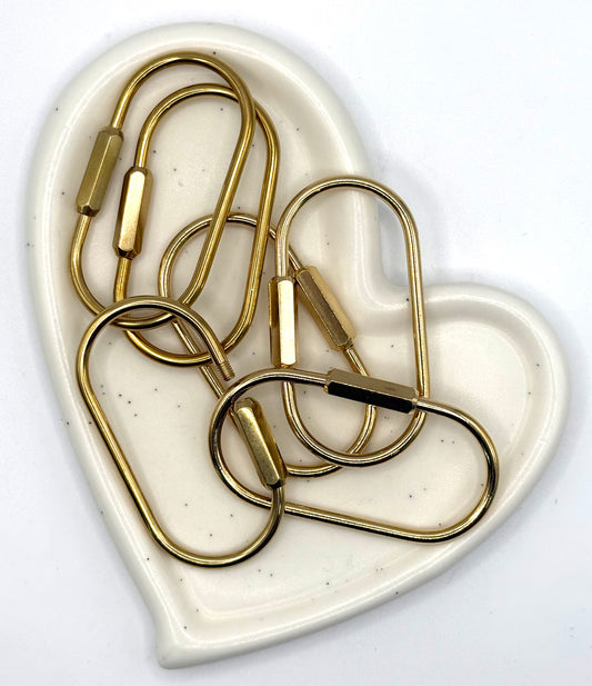 Carabiner Clip - Gold | Accessories