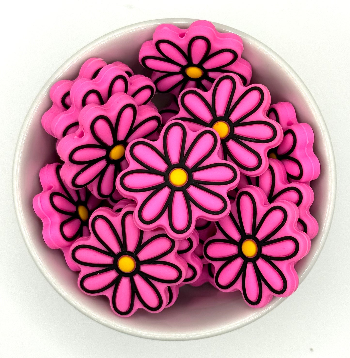 Neon Flower | Silicone Focal Bead