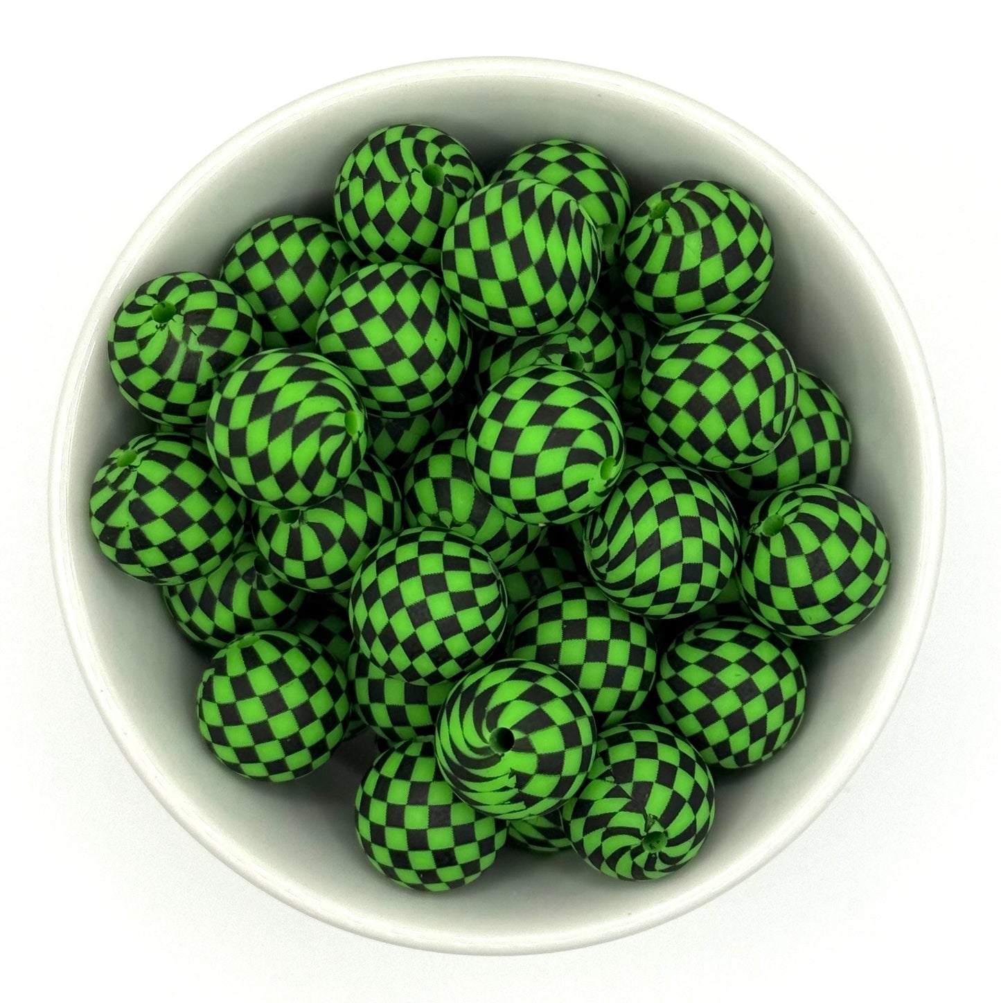 Printed 15mm Silicone Bead | Silicone Printed Beads