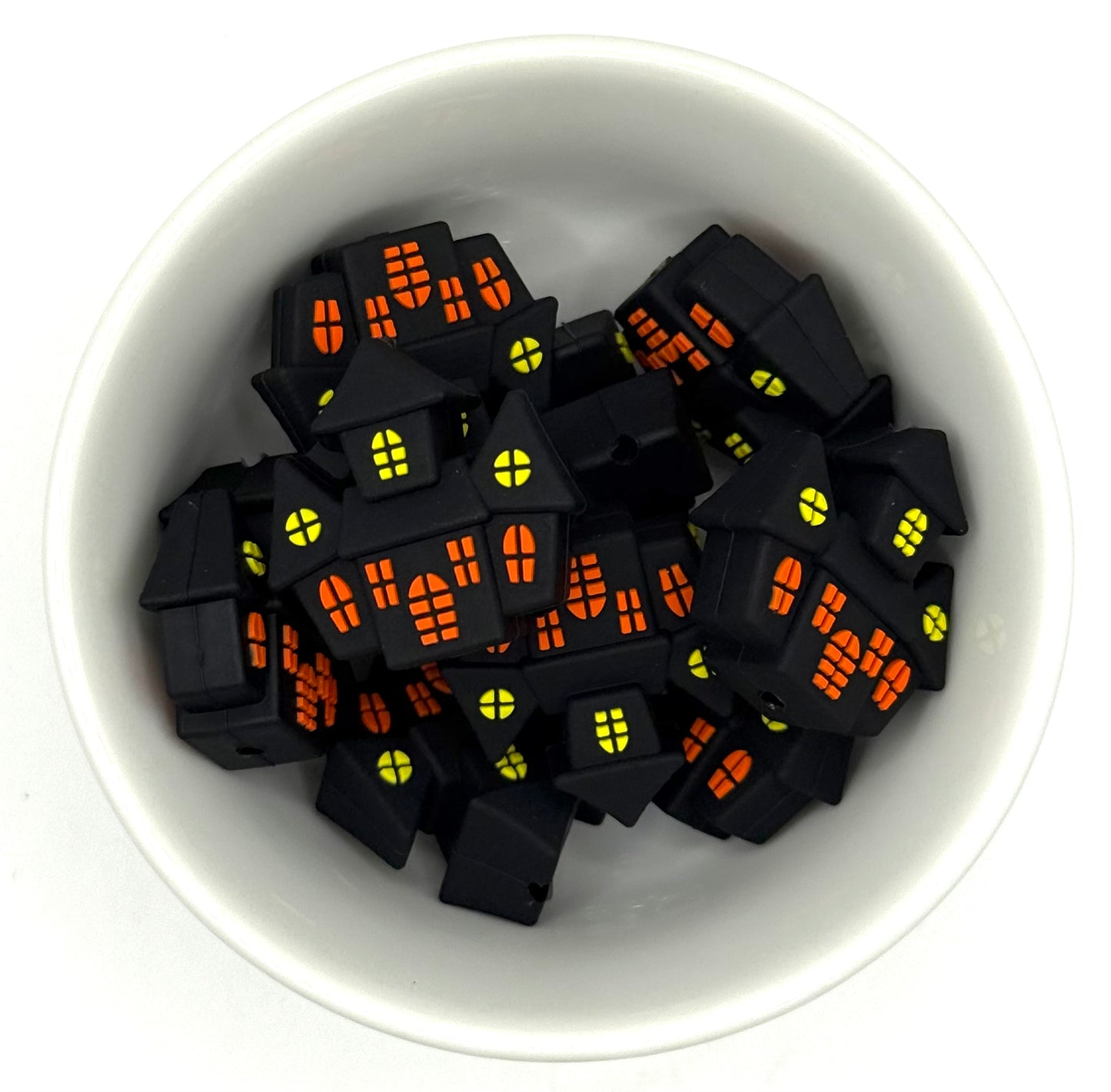 Haunted House | 3D Silicone Focal Bead