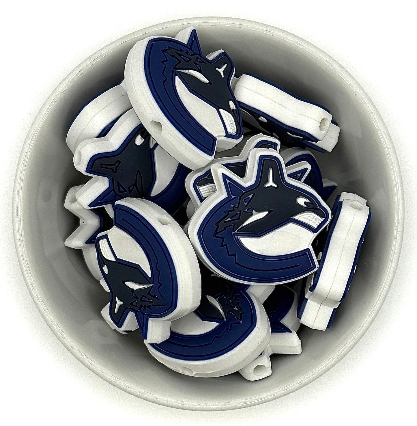 Hockey | Multiple Options Silicone & PVC Focal Bead