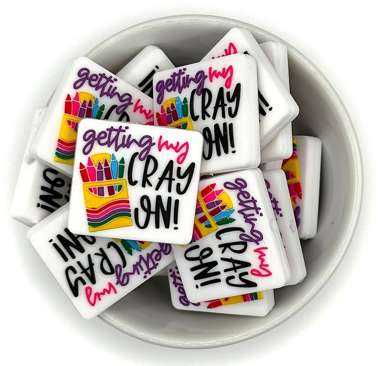 Getting My Cray-On | Silicone Focal Bead