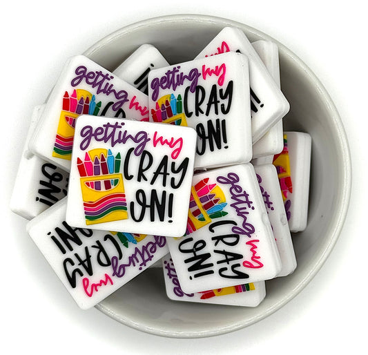 Getting My Cray-On | Silicone Focal Bead