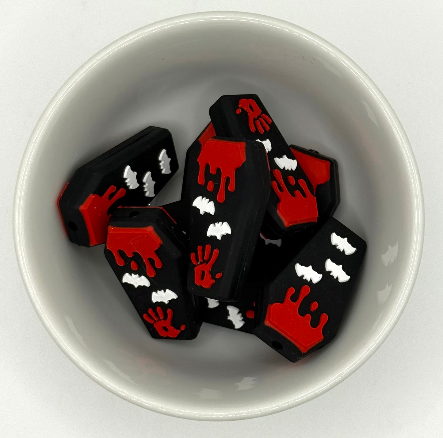 Haunted Coffin 3D | Silicone Focal Beads