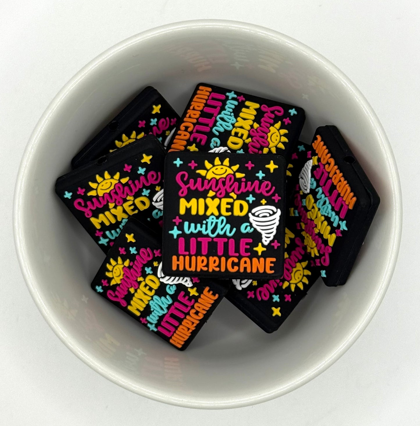 Sunshine Mixed with A Little Hurricane | Silicone Focal Beads