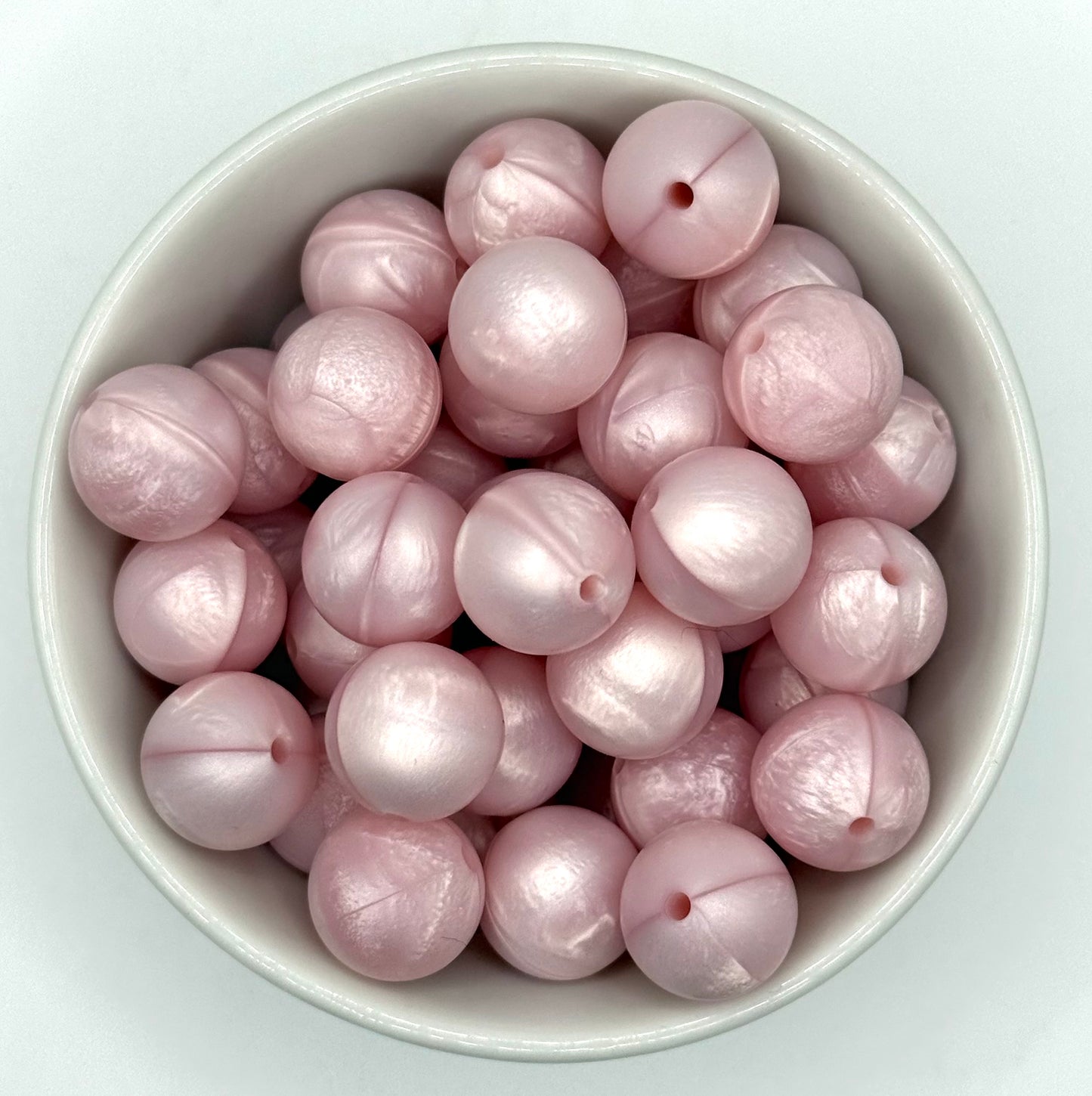 Pearl 15mm Round | Silicone Beads