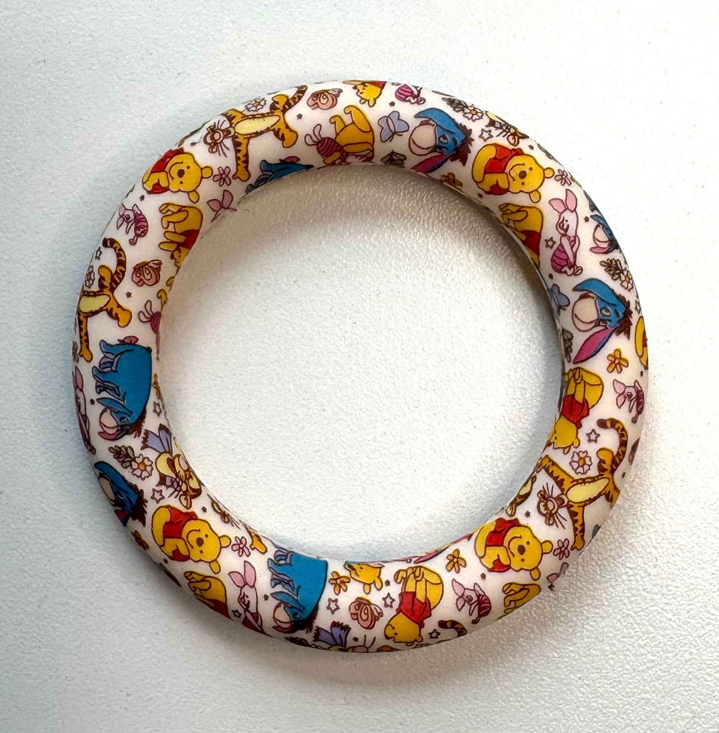 Silicone Printed Ring 65mm | Silicone Beads