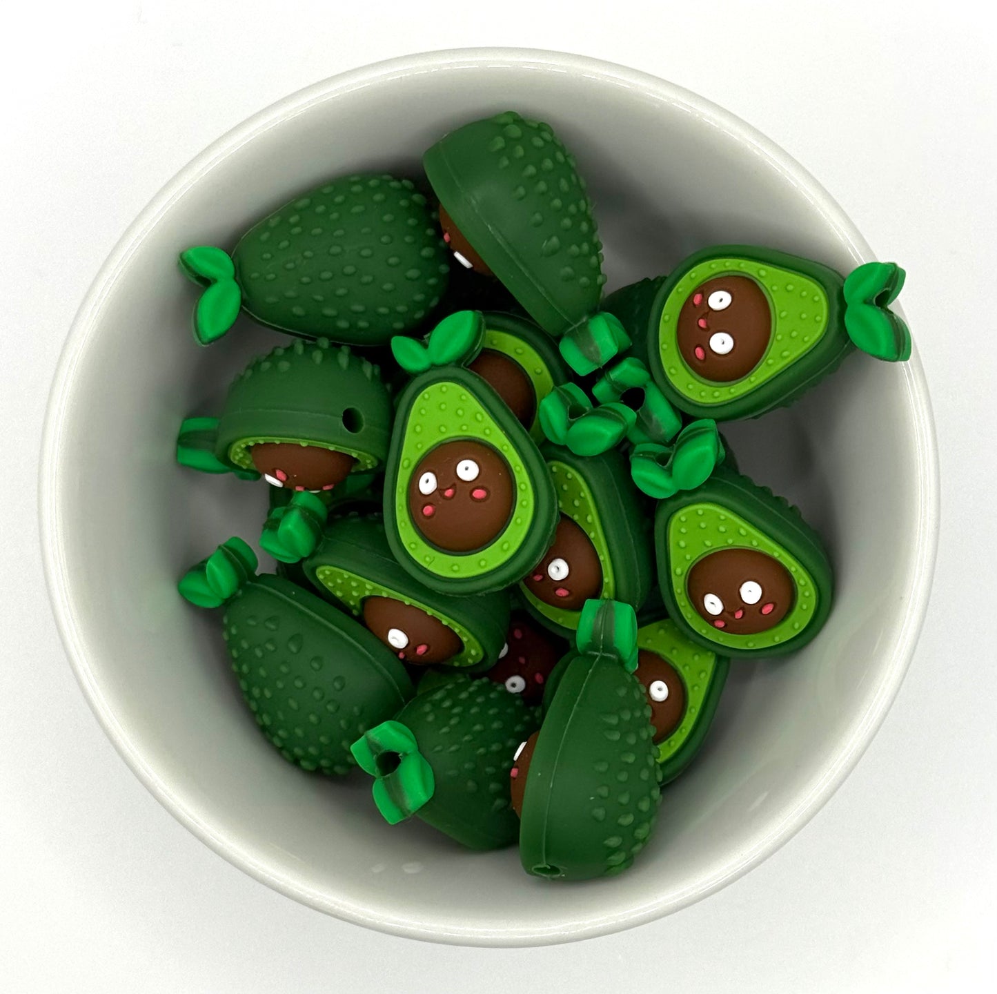 Avocado Annie | 3D Silicone Focal Bead