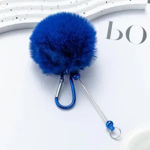 Pom Pom Beadable Carabiner Keychains | Beadables