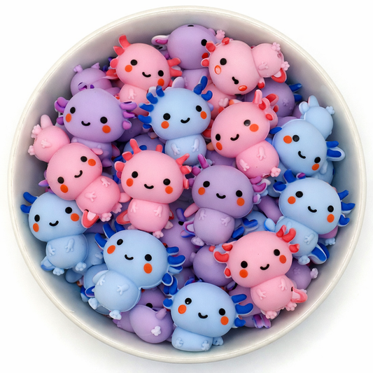 Axolotl 3D | Silicone Focal Beads