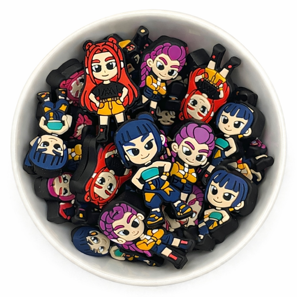 K-Pop Figures | Silicone Focal Bead