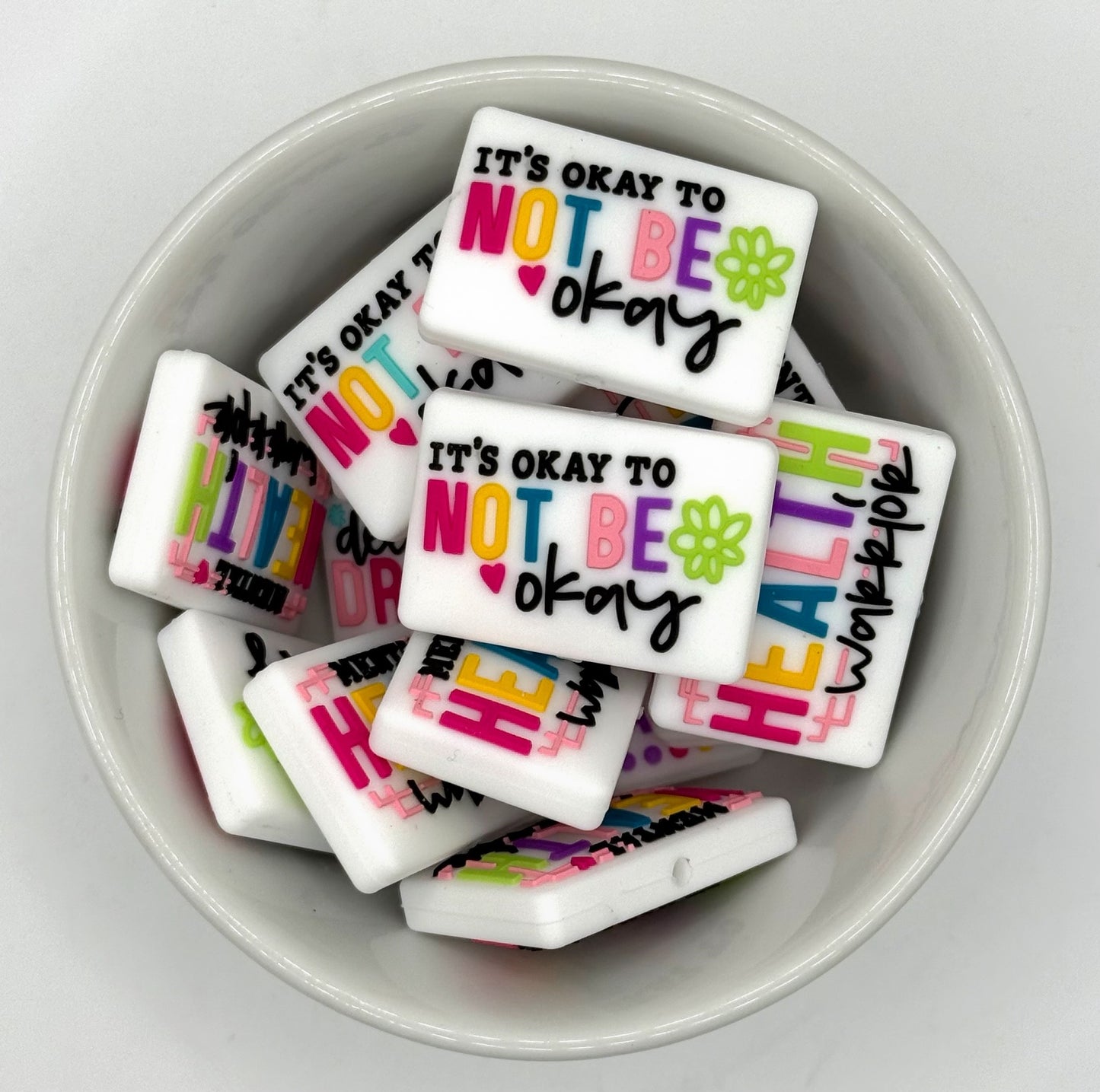 Mental Health Warrior | Silicone Focal Beads