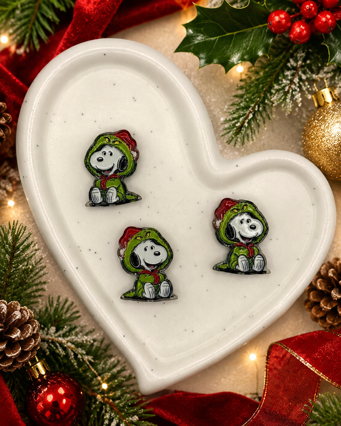 Ho Ho Holiday | Acrylic Focal Beads
