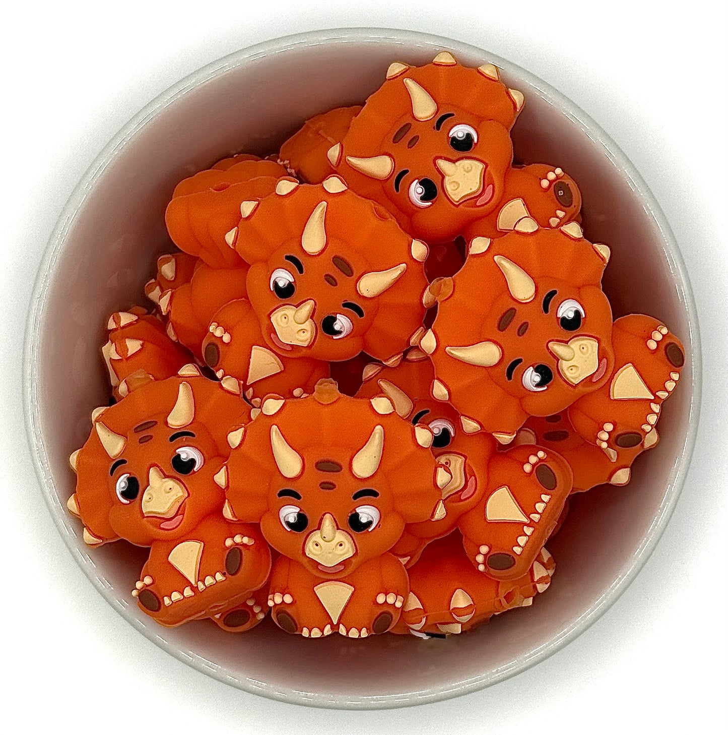 Ted The Triceratops | 3D Focal Bead