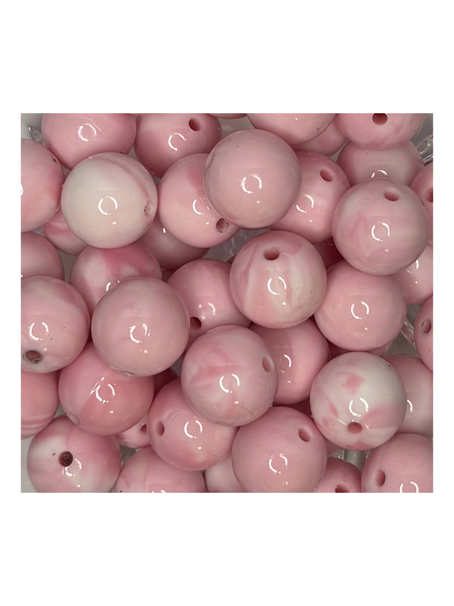 15mm Silicone Round Bead - Glossy